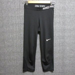 Nike PRO Cool Dri Fit Womens Training Running Capri Tights Leggings Small Black